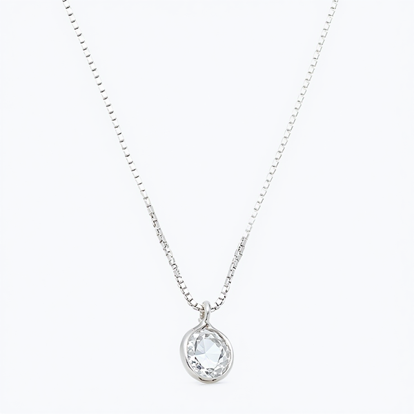 Colar de Prata Ponto de Luz AMARTY