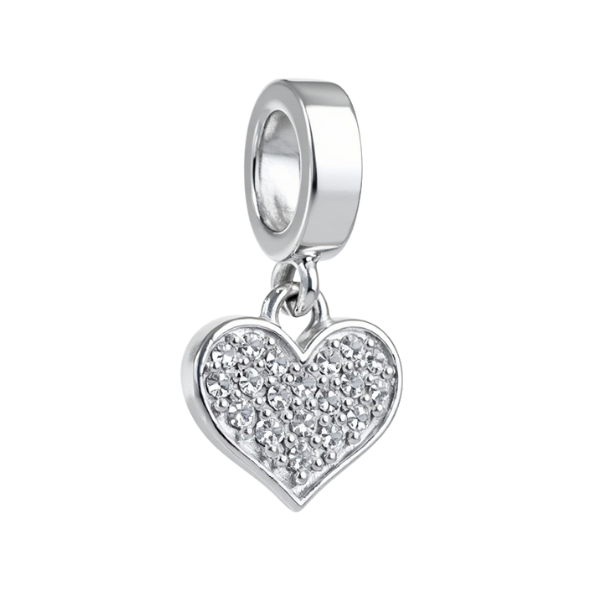 Berloque Prata Coração Renascido