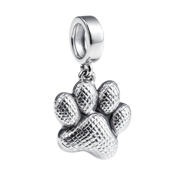 Berloque Prata Pata de Cachorro AMARTY